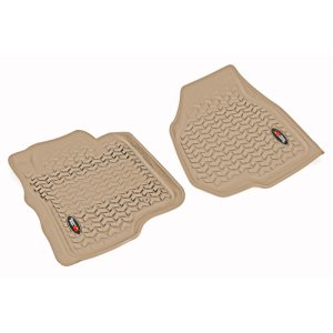 Ford F-350 Floor Liner - Front - Rugged Ridge - All Terrain - Tan - `11-`12 Ford F-350 Floor Liner - Front - Rugged Ridge - All Terrain - Tan - `11-`12